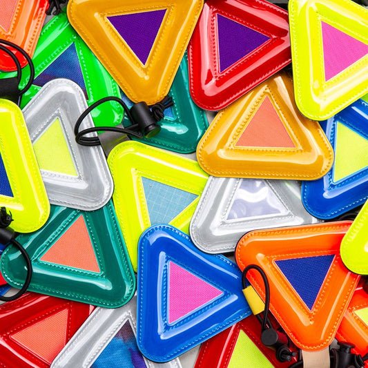Blue Lug reflective triangles (assorted *)
